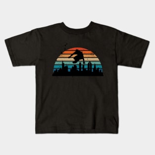 Vintage Retro Parkour and Freerunning Kids T-Shirt